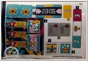 LEGO Friends Sticker Stephanies Gymnastik Show 41372 Neu