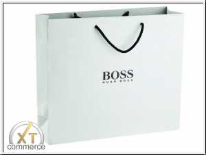 Hugo Boss Tasche mit Kordeln Tragetasche Papiertte  Unbenutzt