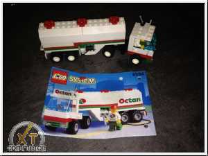 Lego System 6594 Tanklastzug / Tanklaster / Tankwagen mit BA