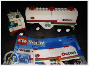 Lego System 6594 Tanklastzug / Tanklaster / Tankwagen mit BA