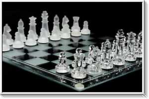 Brettspiel aus Glas - Schach - Neu & OVP 25 x 25