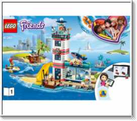 LEGO Friends Anleitung 41380 Leuchtturm mit Flutlicht 1 & 2 Neu