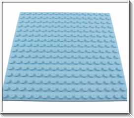 LEGO Platte 16 x 16  4600613  Beidseitig bebaubar  Hellblau