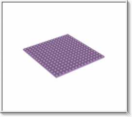 LEGO Platte 16 x 16  6133812  Lavendel  Beidseitig bebaubar