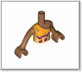 LEGO Friends Torso Andrea  Neu