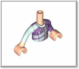 LEGO Friends Torso fr Emma  Neu