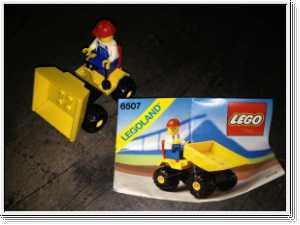 Lego Set 6507 Baustellenfahrzeug / Kipper Bauanleitung